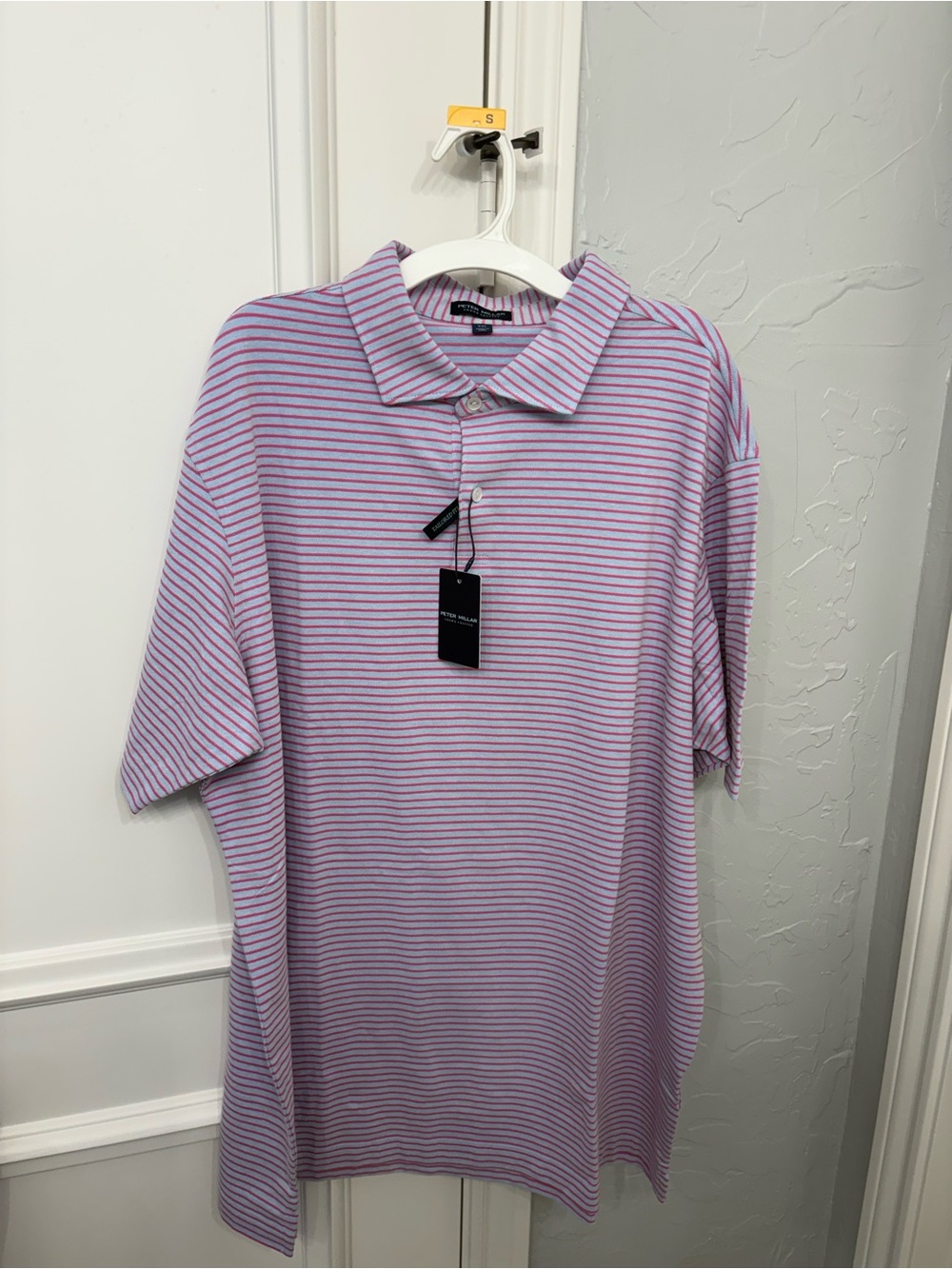 Peter Millar Crown Crafted Journeyman Tailored Fit Short Sleeve Polo